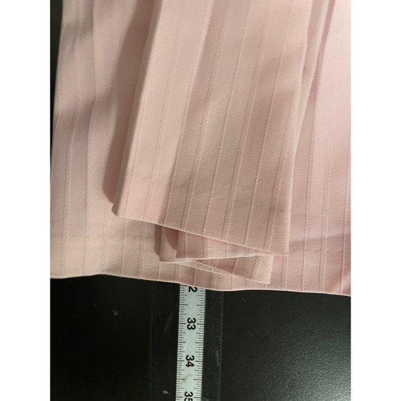 Vintage Juniors Trouser Pants Size 7 Pink Ribbed Flare Leg Preppy Career Y2K - Picture 7 of 8